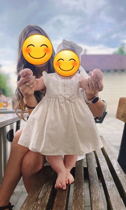 Плаття для дівчинки з повязкою