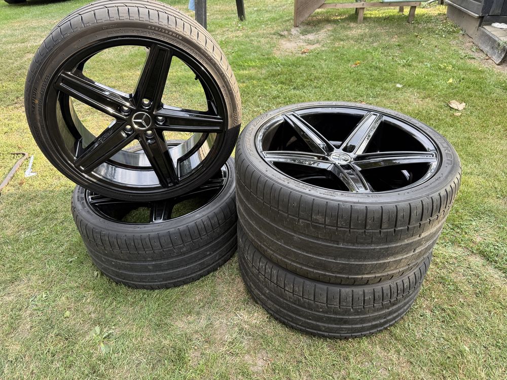 4x MERCEDES 5x 112 8.5 i 9.5 j et 45  Concave !