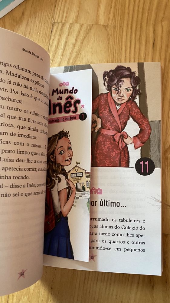 Livro o mundo da inês 1