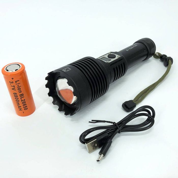 Фонарик прожектор Bailong тактический на аккумуляторе