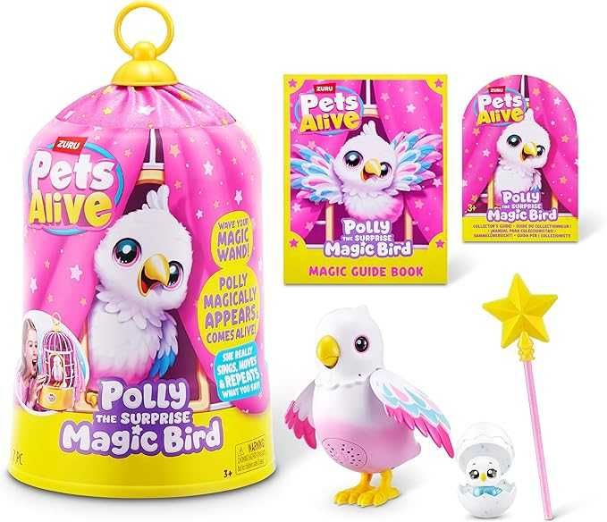 Pets & Robo Alive Чарівна пташка Поллі 9561 Pets Alive Polly