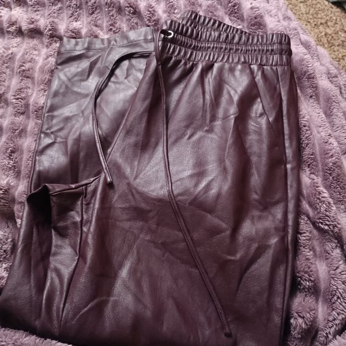 Еко шкіра, замінник якісний, штани на резинці