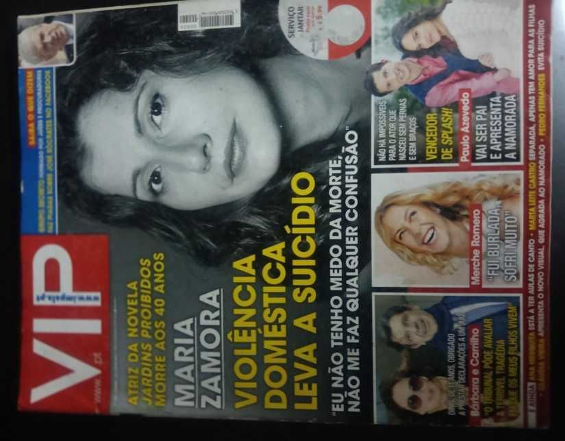 Maria Zamora - Violencia Doméstica leva ao suicídio Revista VIP