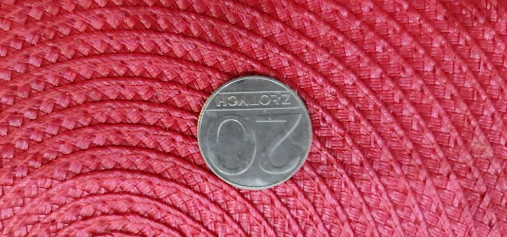 Moneta 20 zł z 1990 r. - PRL