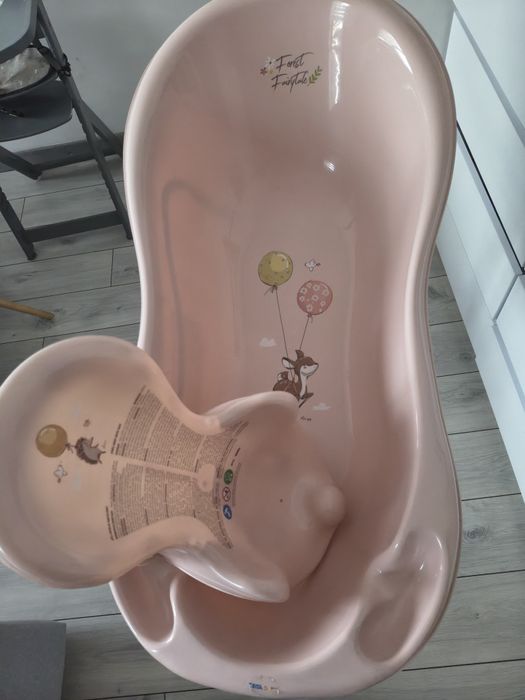 Duża wanienka Tega Baby z leżaczkiem + stojak GRATIS