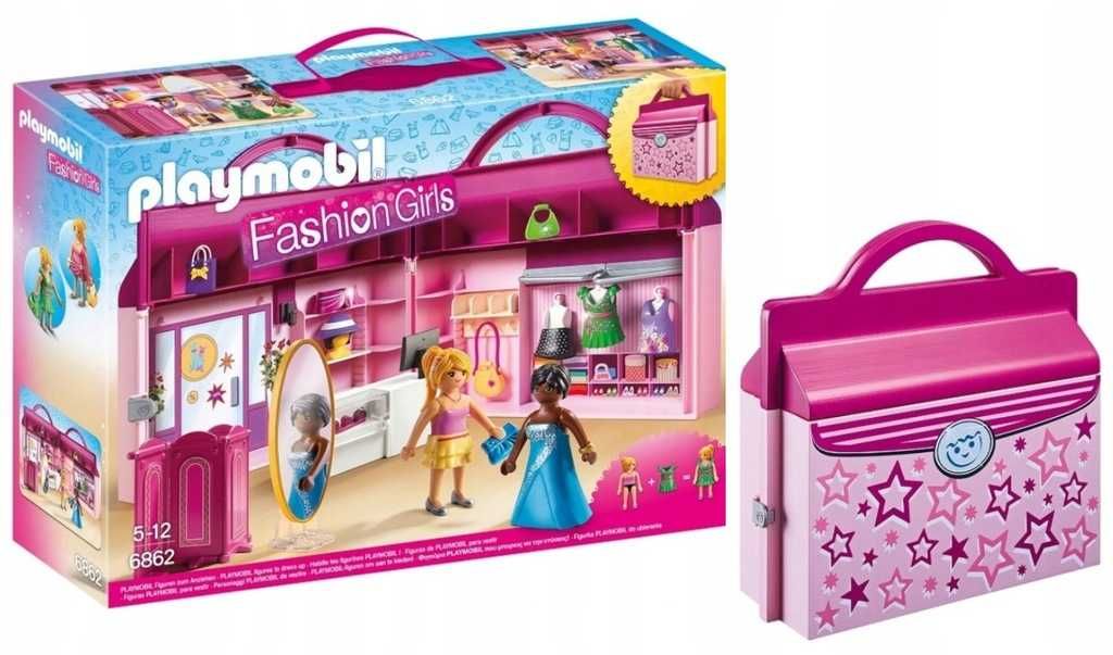 Playmobil 6862 Przenośny Butik Fashion Girls klocki zestaw - NOWY Lego