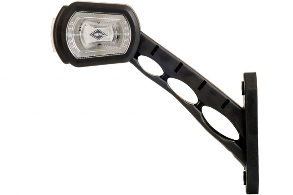 Lampa obrysowa HORPOL LDCC 2699 LED prawa na gumowym wysięgniku