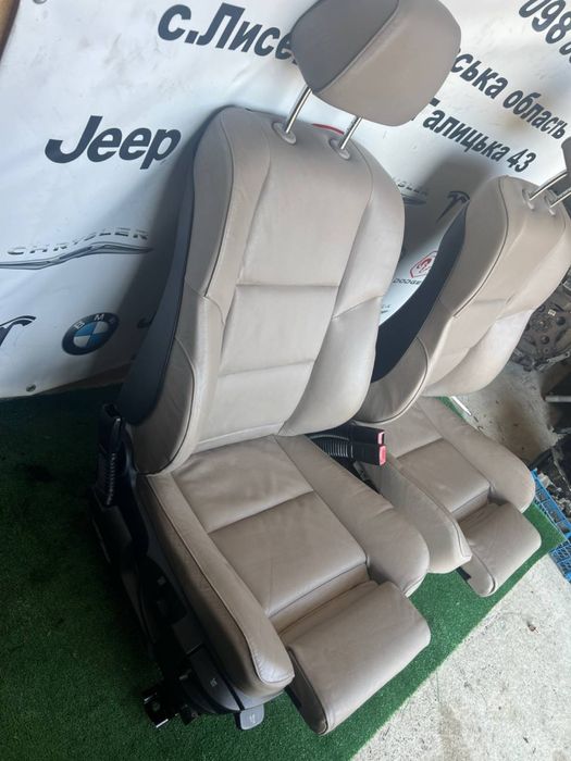 Салон (комплект сидінь) BMW 5-series e60 e61 шкіра електро підігрів