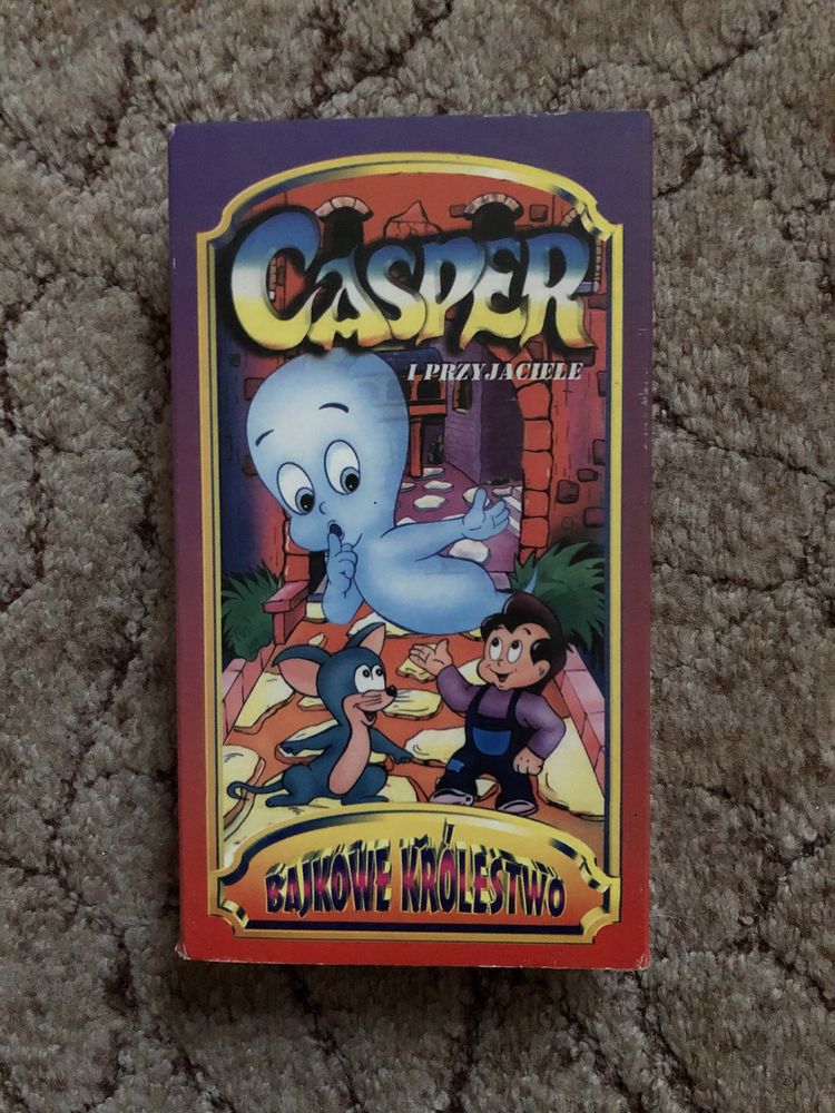 Kaseta VHS Casper i przyjaciele