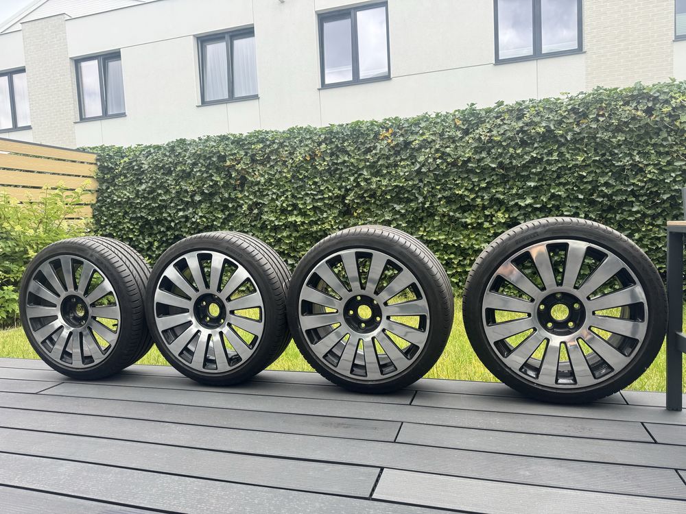 Felgi 18” słoneczka 5x112 z oponami Pirelli Audi a8 a6 a4 Skoda Vw