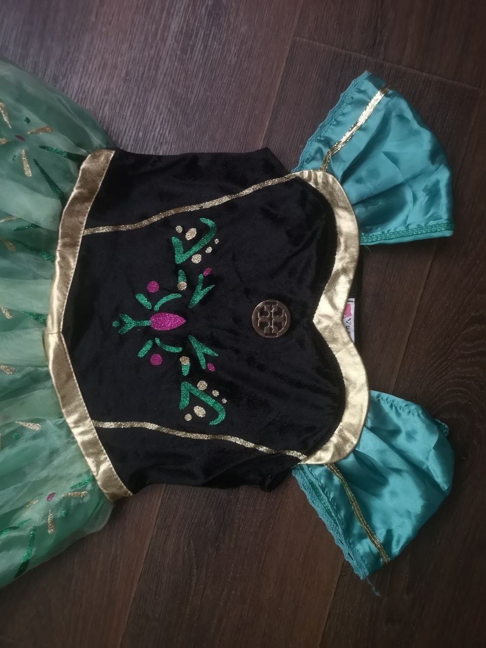 Карнавальный костюм платье Анна холодное сердце 7-8 лет 122-128 мантия