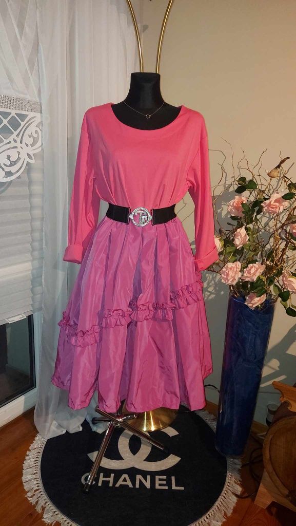 Sukienka różowa  Punto