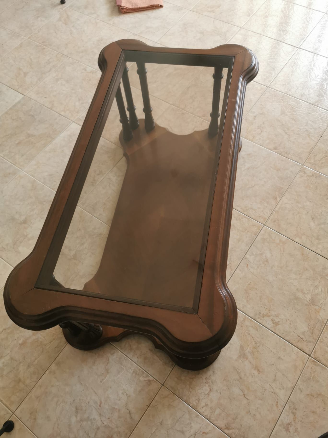 Mesa de centro na sala