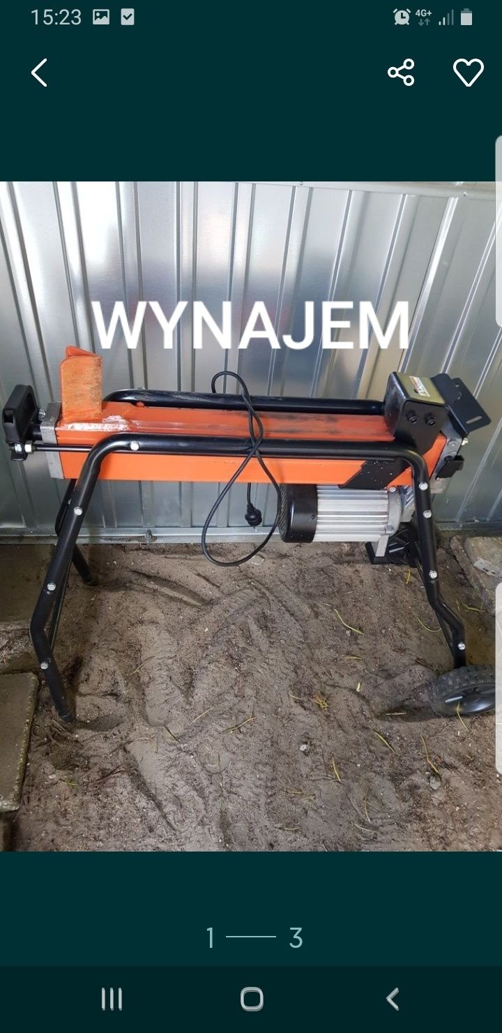 Wiertnica spalinowa WYNAJEM glebogryzarka zagęszczarka łuparka