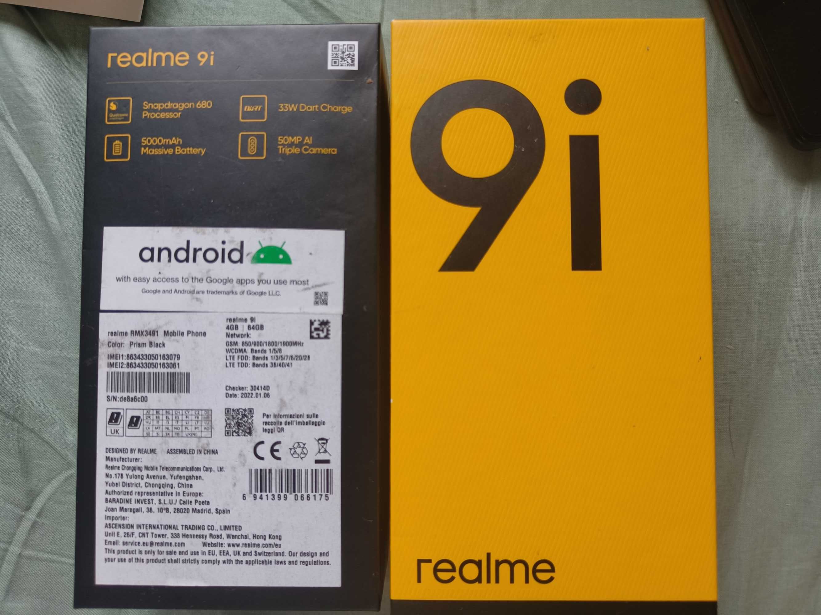 Realme 9i  + prezent