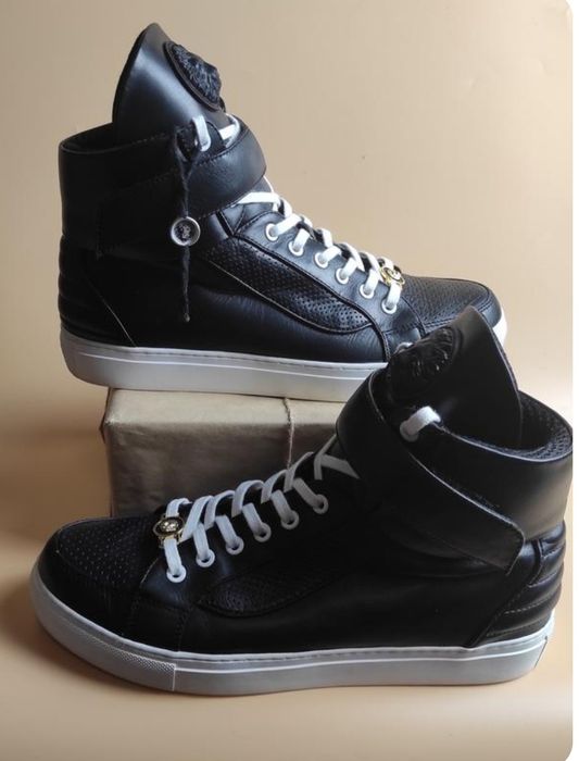 Versus Versace шкіряні високі кеди ботинки  р.41-42