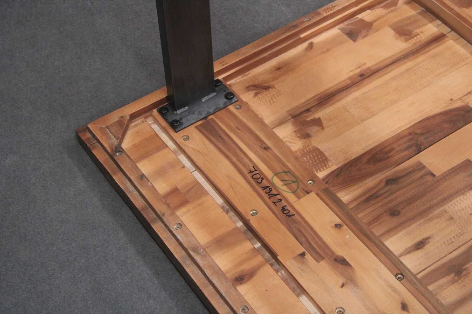 Stół 90x160 Drewniany Szczotkowany Akacja Metalowe nogi  BGM24.pl -10%