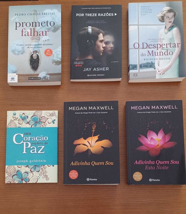 Livros variados a 5 cada