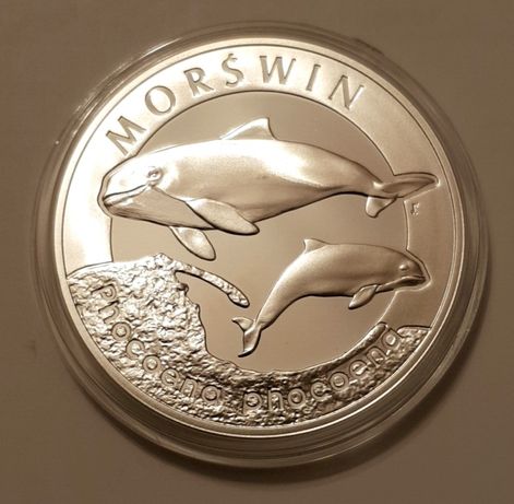 Moneta srebrna 20zł - Morświn