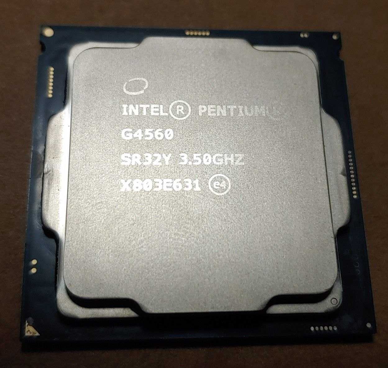 Pentium G4560 1151 v1   2 ядра/4 потока