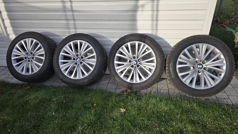 Oryginalne koła BMW X5, opony zimowe Nokian