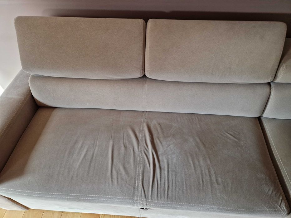 Kanapa narożna z funkcją spania