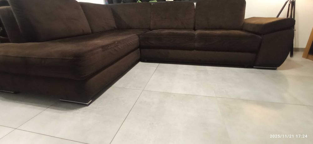 Kanapa rogówka salon brązowa 280 x 200cm