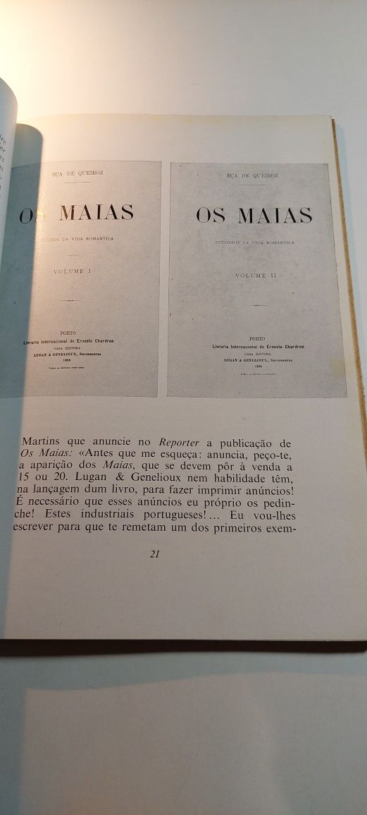 Cartas de Eça de Queiroz aos seus Editores Genelioux e Lugan (1961)
