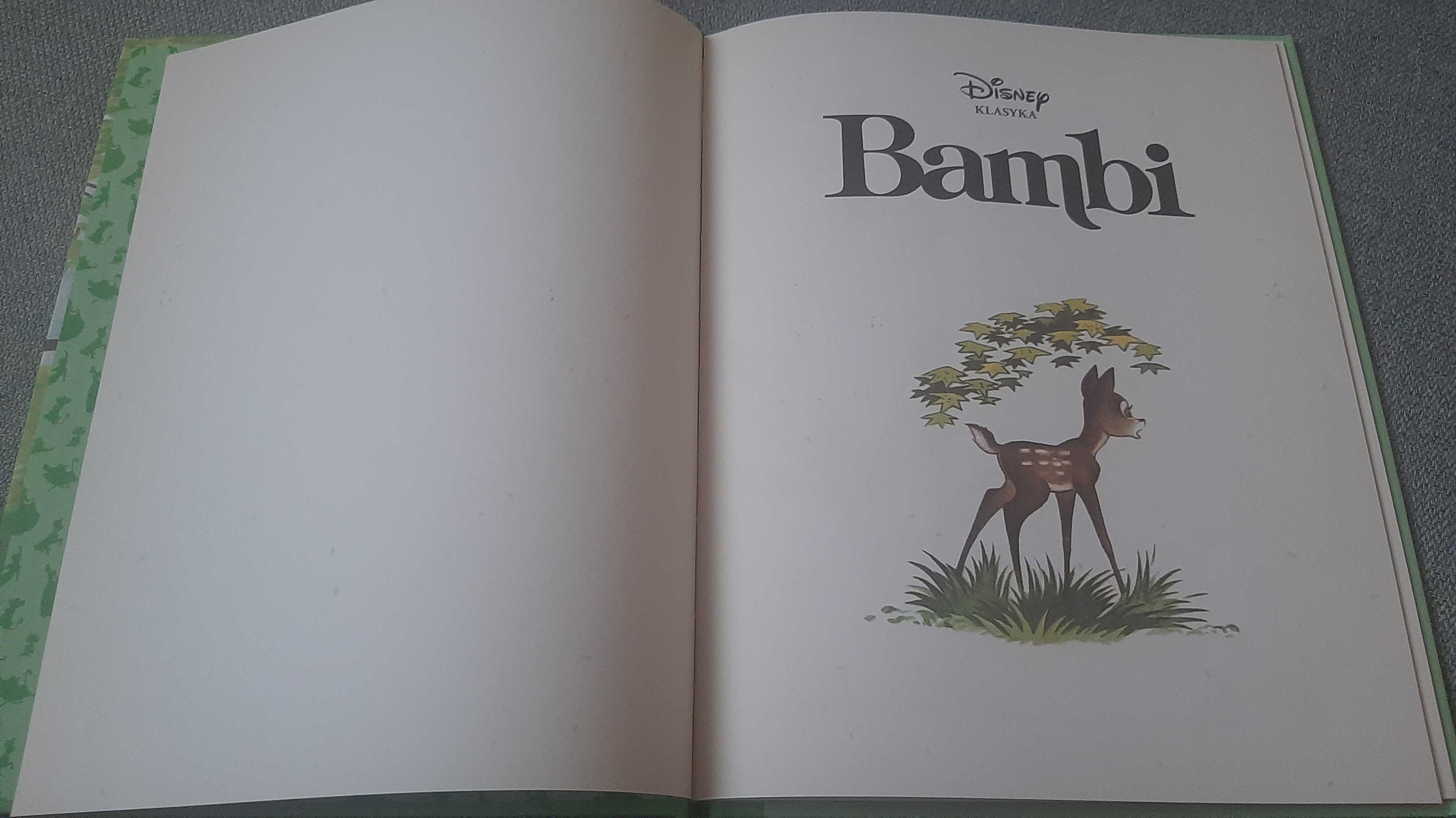 Bambi klasyczne ilustracje nowe wydanie książka nowa