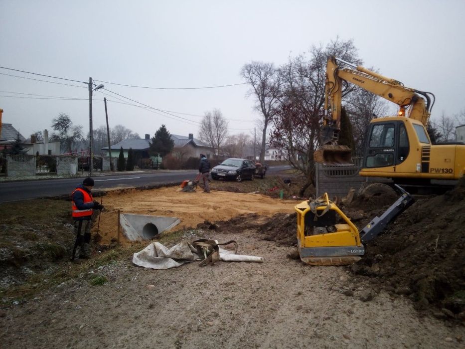 Usługi Koparką,Koparko-ładowarką,Szamba ,Wyburzenia,Wywrotka,Transport