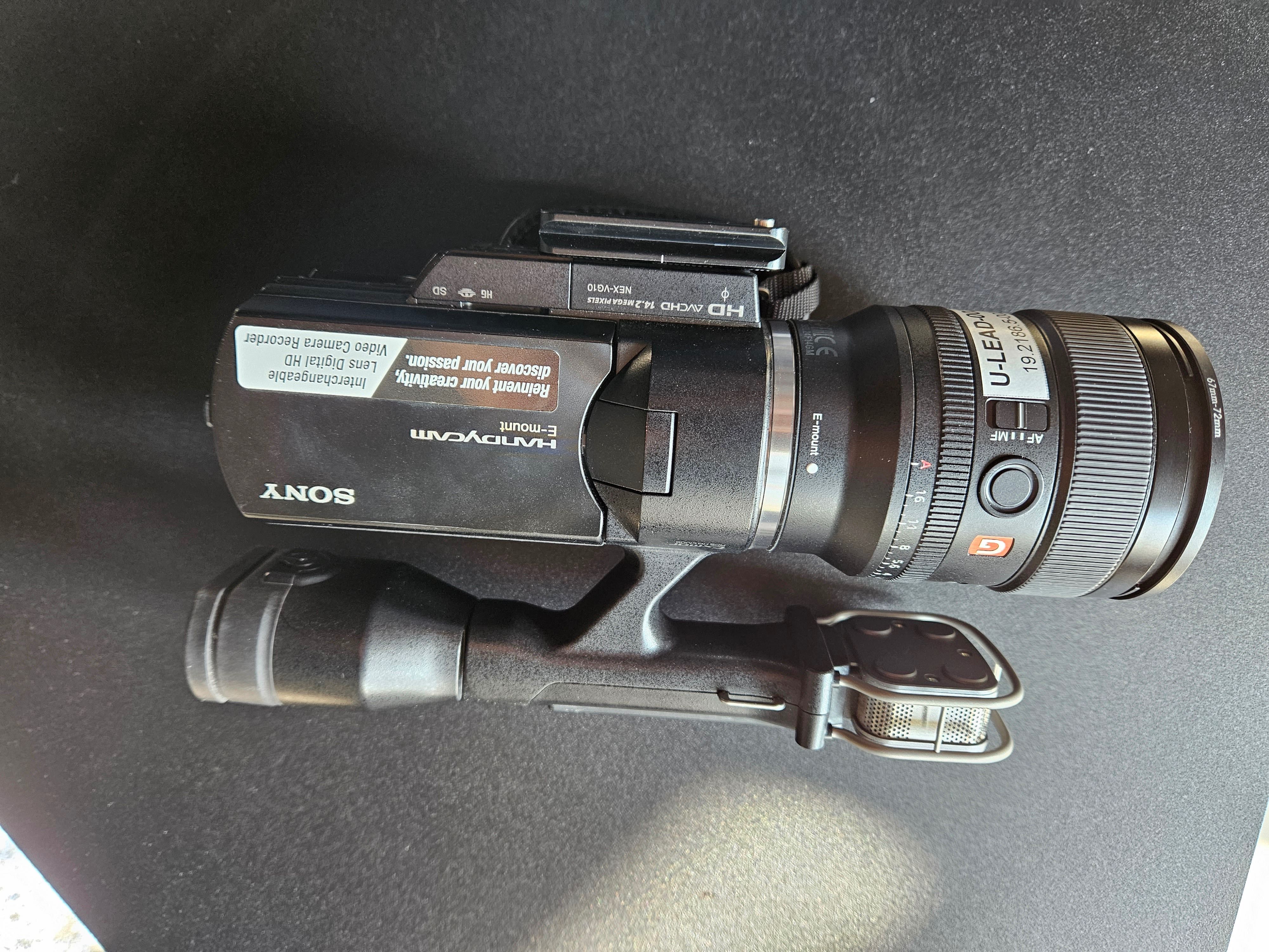 Sony nex-vg10 відеокамера