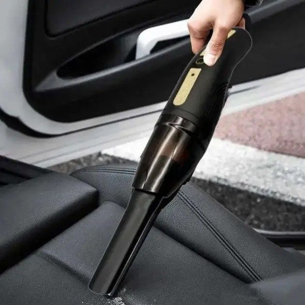Пылесос Автомобильный аккумуляторный беспроводной Пилосос мини мощный