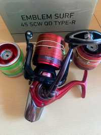 Carreto Daiwa Emblem Surf 45 Type R Impecável