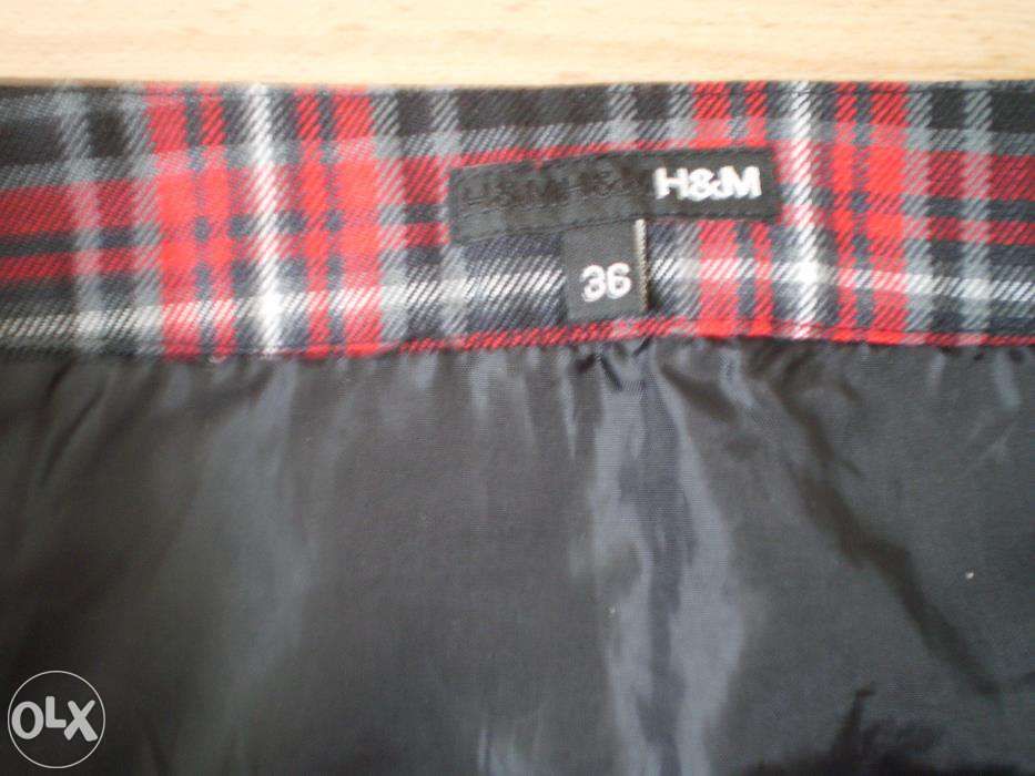 spódniczka w kratę H&M