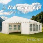 Kompletny Namiot + oświetlenie na imprezy plenerowe - wynajem namiotów