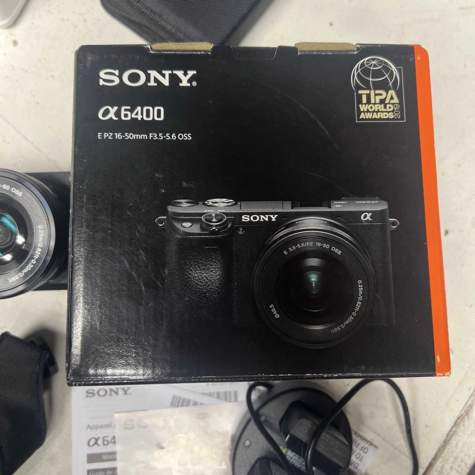 Sony Alpha A6400 Bezlusterkowy aparat cyfrowy I E PZ 16-50mm f/3,5-5,6