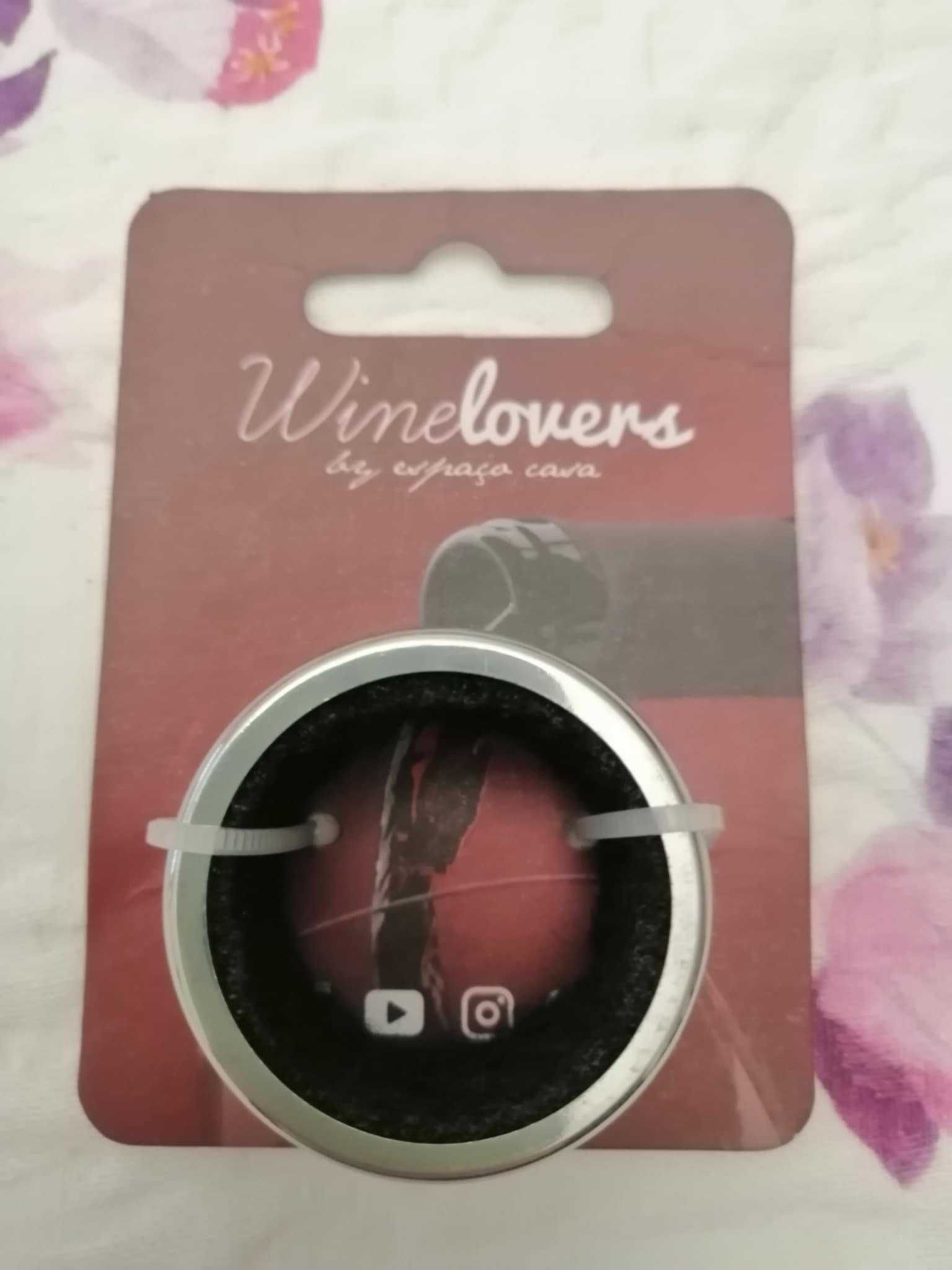 Aro anti-gotas para garrafa de vinho - Novo