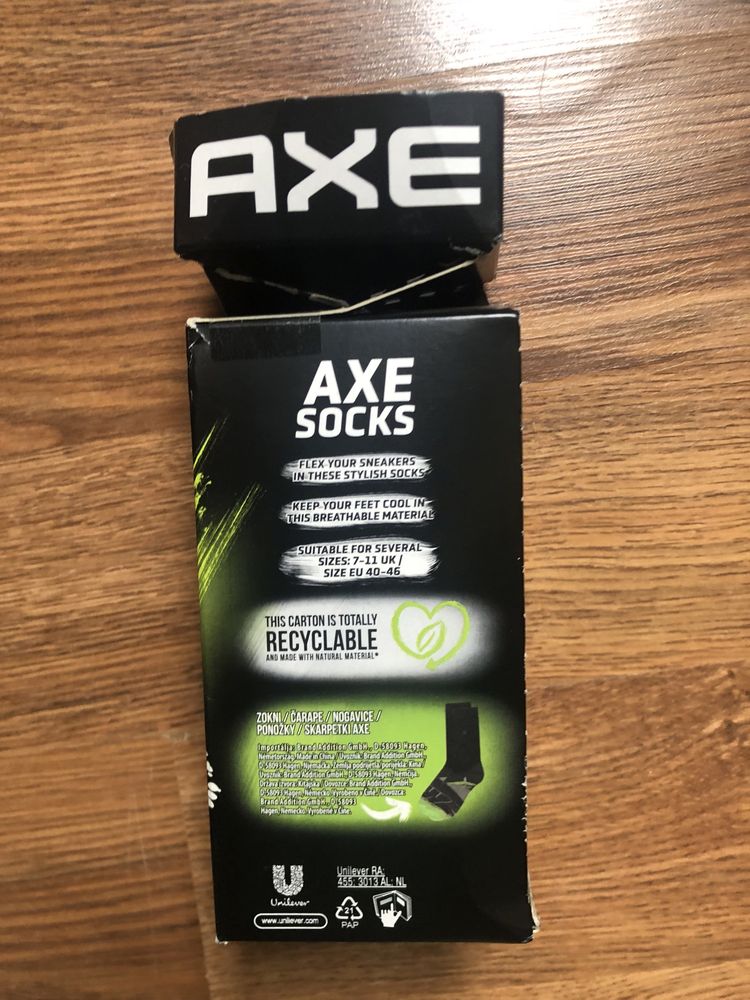 Zestaw męski prezentiwy dezodorant axe epicfresh150 ml skarpety 40-46