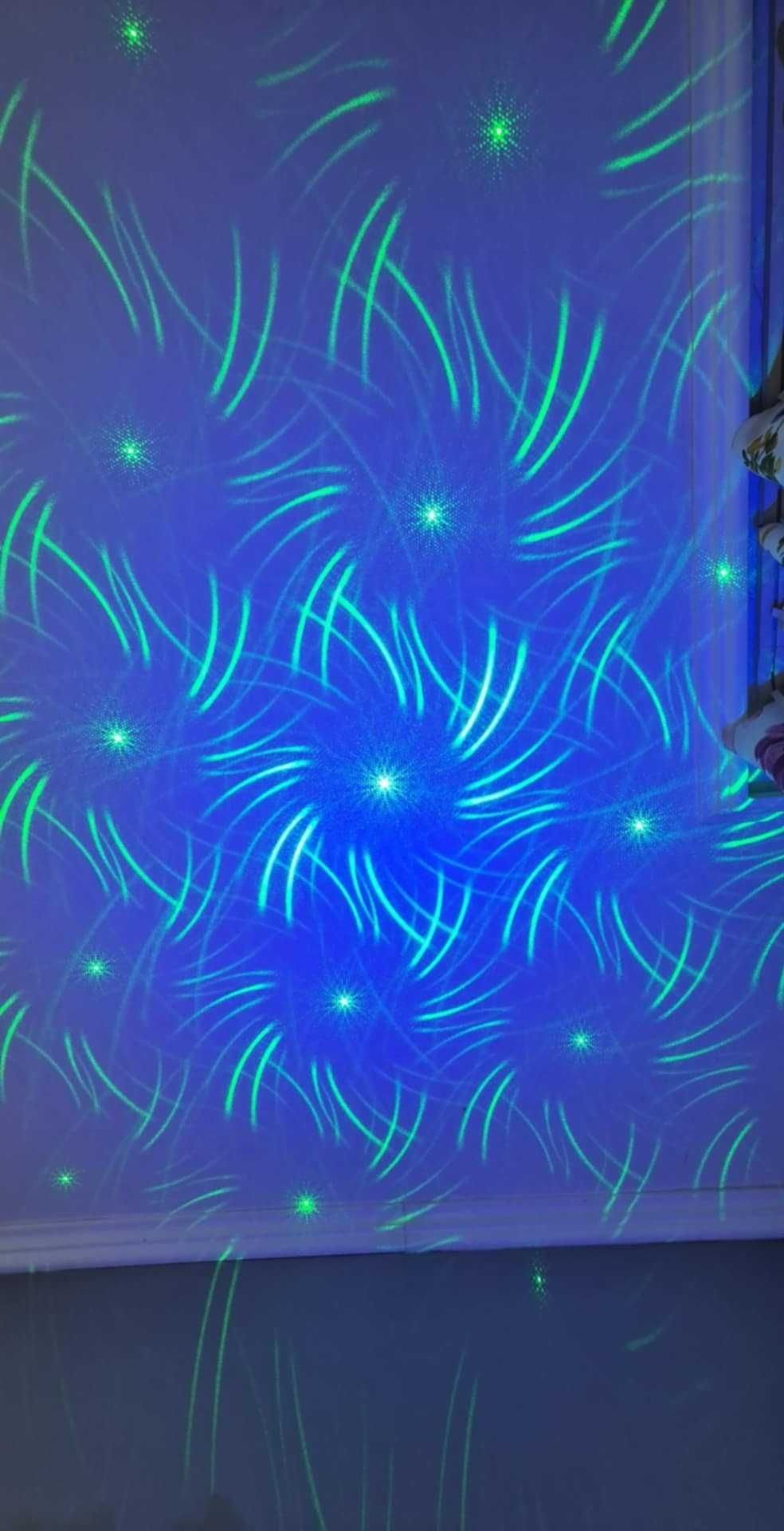 Laser projektor DISCO dyskotekowy 3D piękne kształty i kolory