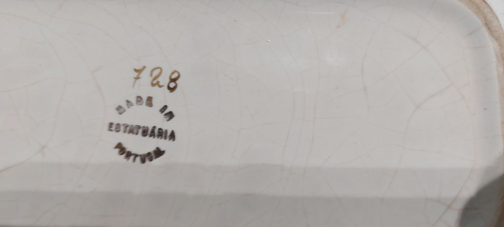 Travessa fainça motivos florais