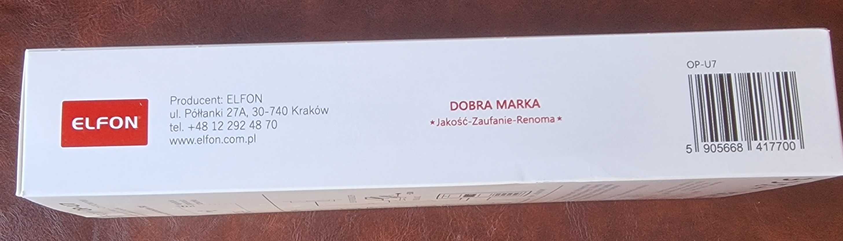 Unifon cyfrowy OP-U7, urządzenie lokatorskie domofonu ELFON biały