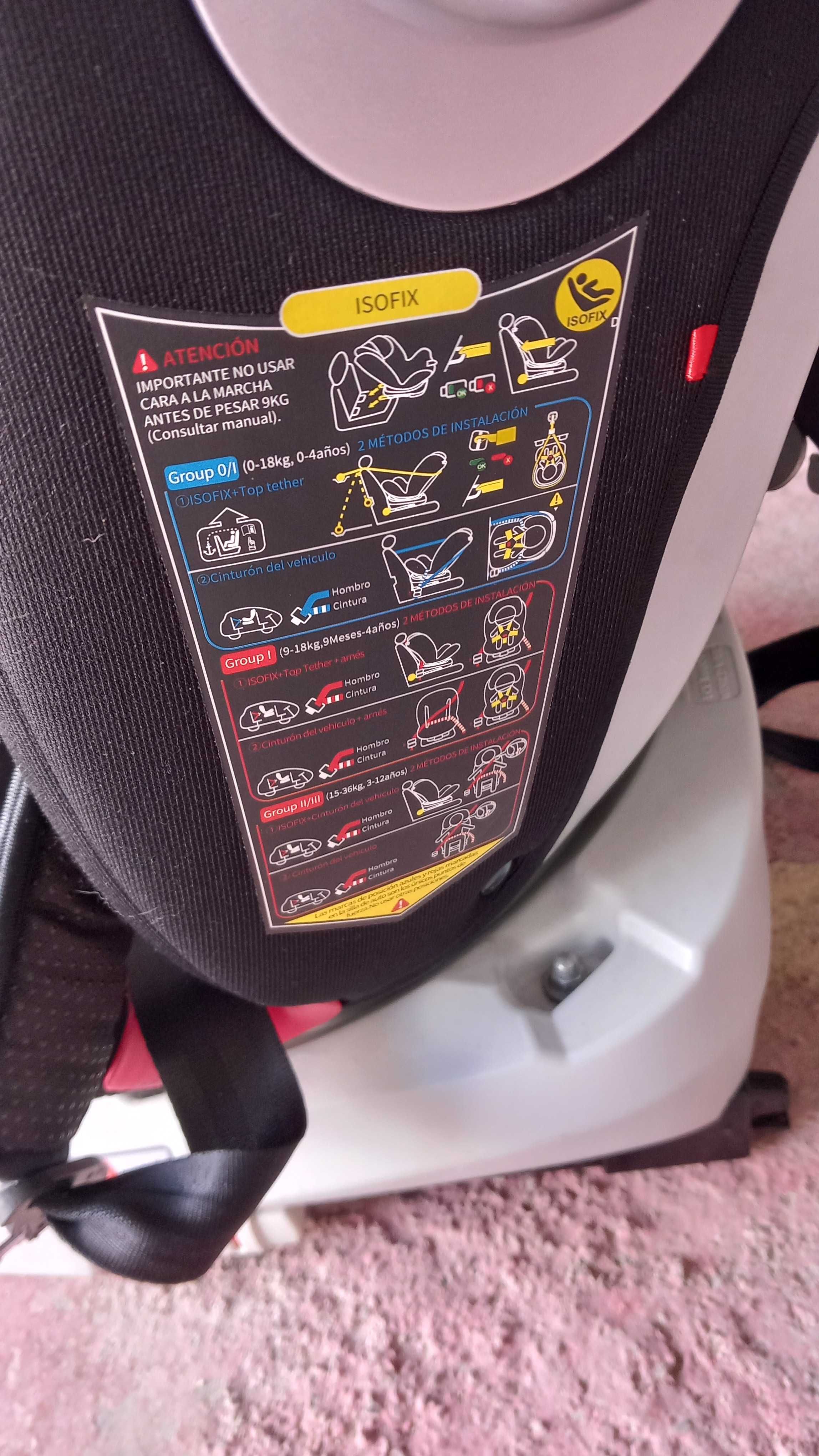 Cadeira criança com isofix