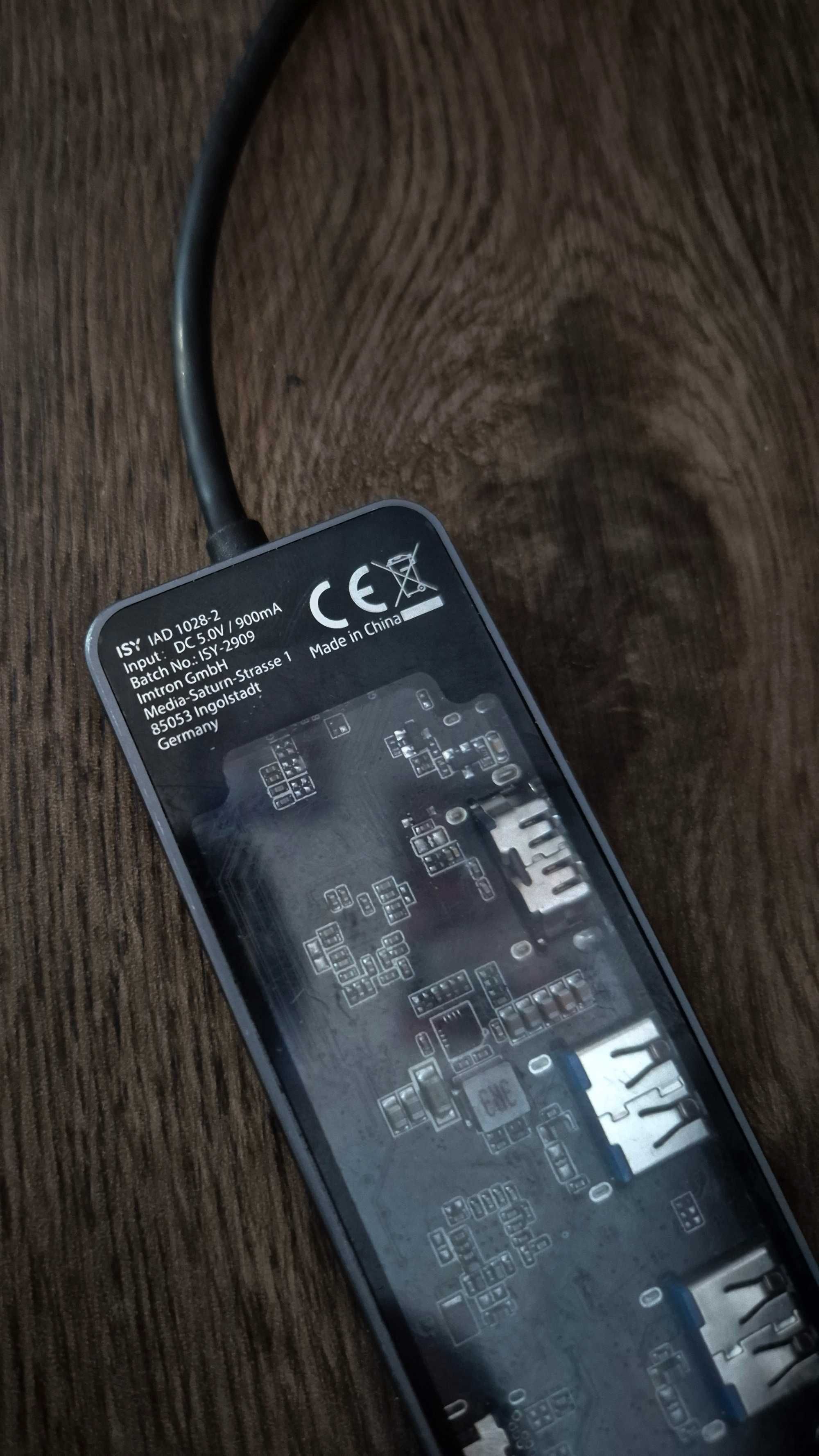 5w1 Adapter usb C hdmi ISY MEDIA markt -50% ceny okazja tanio