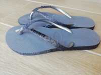 Chinelos Havaianas Slim Sparkle Cinza