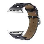 Pasek skórzany do apple watch 42 44 mm 3 kolory czerwony brąz czarny