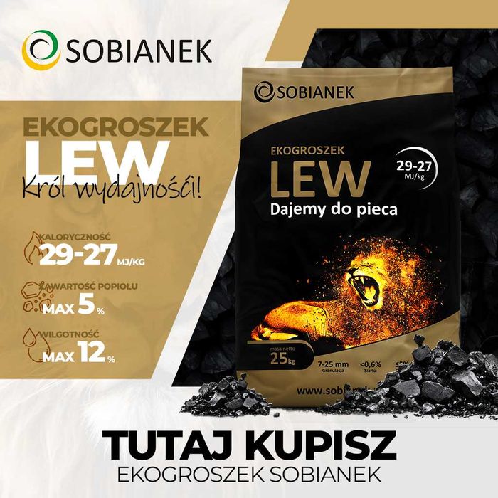 Ekogroszek Lew Bartex Ogień Pułkownik
