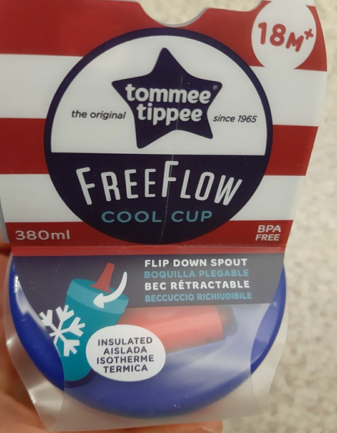 Nowy bidon termiczny dla dziecka Tommee Tippee czerwony 360ml 18m+