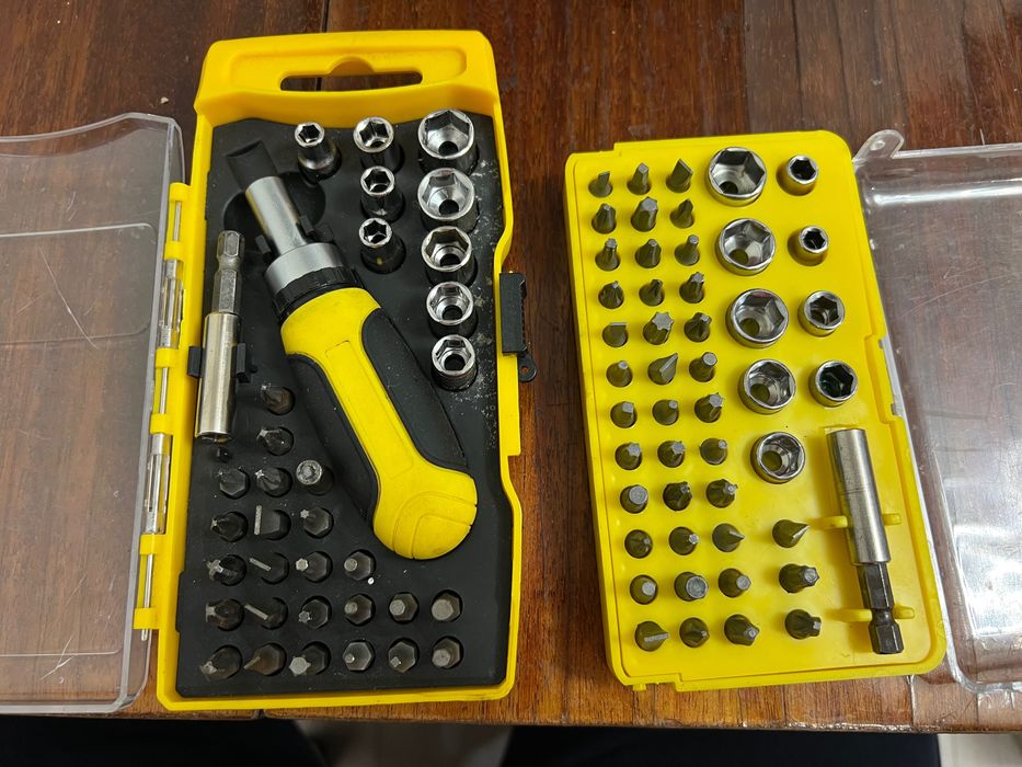 Инструменты Плоскогубцы кусачки молоток Штангенциркуль ключ Набор Бит