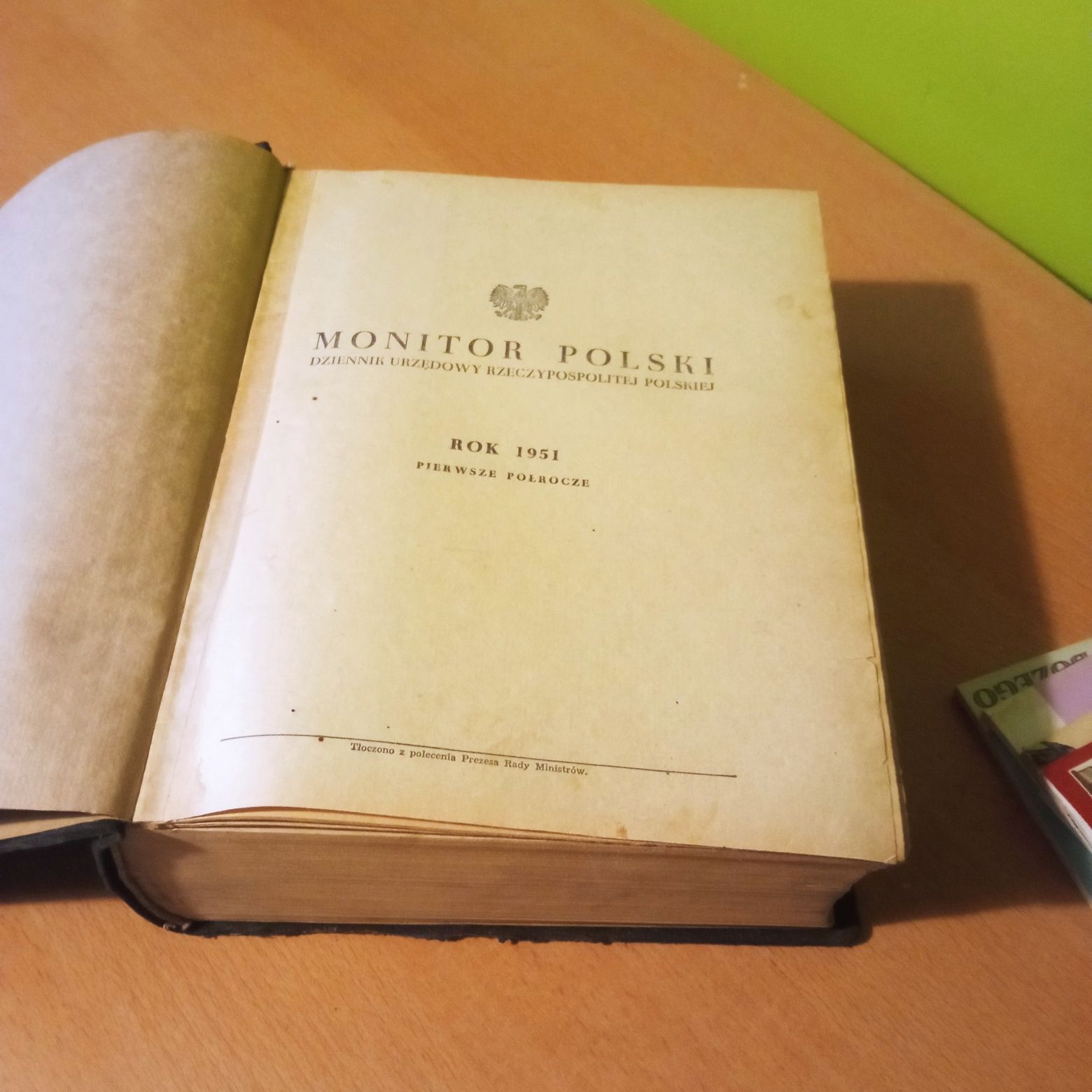 Monitor Polski r 1951 Dziennik Urzędowy Rzeczpospolitej  Polskiej