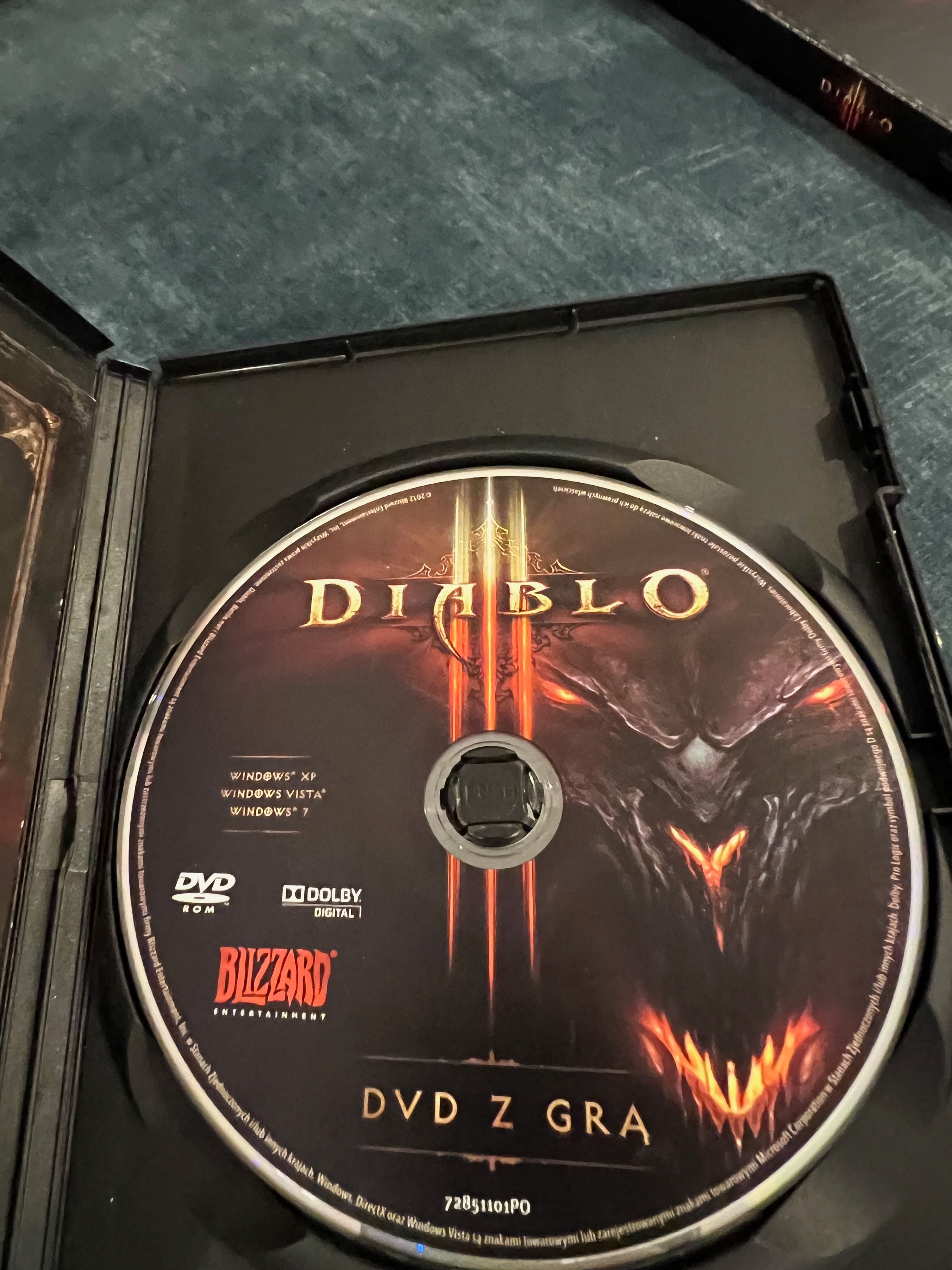 Pudełko i płyta Diablo III - bez gry